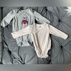 Baby bundle! Long sleeve one piece for babies 6-12 months